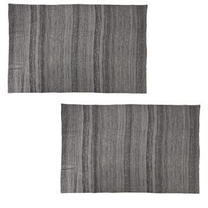 Restoration Hardware Italian Piscinas Sateen King Sham Set Washed Black Gray